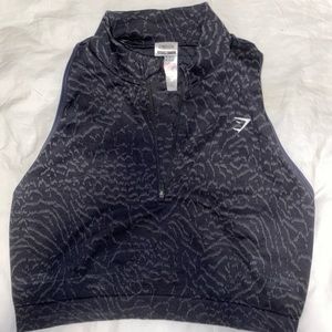 ADAPT ANIMAL SEAMLESS CROP 1/2 ZIP size XL..